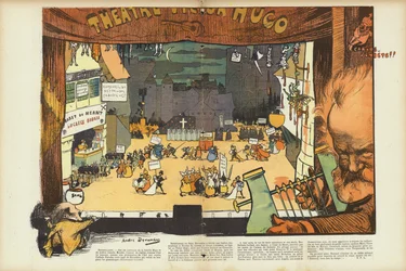 Hundertjahrfeier der Geburt von Victor Hugo, Illustration für Le Rire