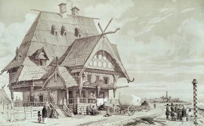 Hotels und Gästehäuser, Illustration aus 