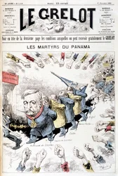 Ferdinand de Lesseps - von Gill, in „Die Männer von heute“, Ende des 19. Jahrhunderts