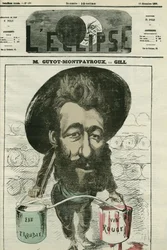 Guyot-Montpayroux, französischer Politiker. Titelblatt in "L