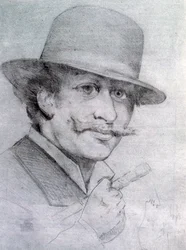 Selbstporträt von André Gill, 1883, 1927