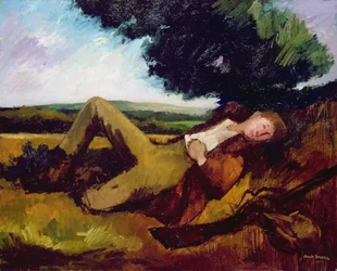 Die Ruhe des Jägers oder Der schlafende Jäger, 1929