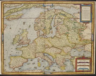 Karte von Europa, La Cosmographie Universelle d