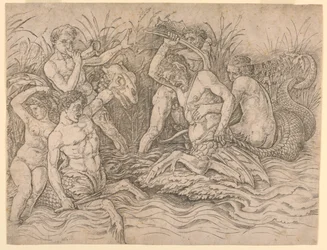 Schlacht der Meeresgötter, rechte Hälfte