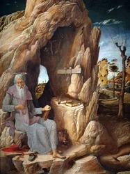 Der heilige Hieronymus als Büßer in der Wüste
