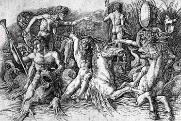 Die Schlacht der Meeresgötter (Detail)