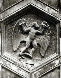 Daedalus, dekoratives Relief vom Campanile, Florenz, ca. 1348-50