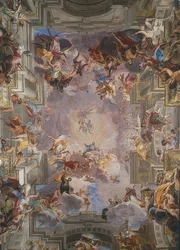 Der heilige Ignatius in der Glorie