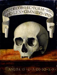 Porträt eines Mannes - Memento Mori