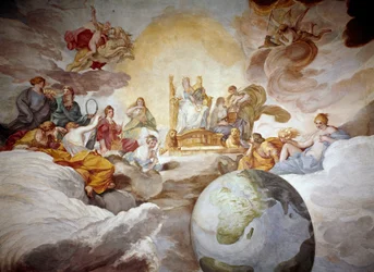 Allegorie des göttlichen Wissens. Andrea Sacchi (1599-1661), 1629-1633, Palazzo Barberini, Galleria Nazionale d