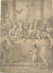 Die Darstellung Christi im Tempel, ca. 1543-46