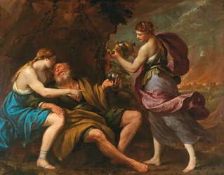Lot und seine Töchter, 1650er Jahre