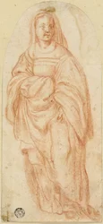Stehende Frau
