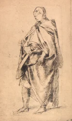 Studie einer männlichen Figur