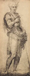 Studie einer männlichen Figur