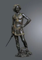 David als Sieger über Goliath, ca. 1470