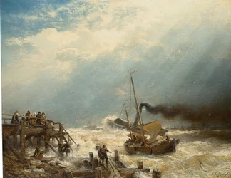 Hafen von Ostende. 1858