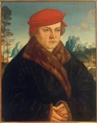 Bildnis eines Mannes mit rotem Barett