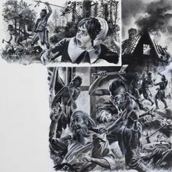 Indische Angriffe auf Siedler