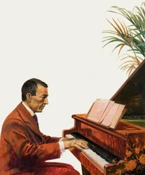 Rachmaninoff spielt Klavier