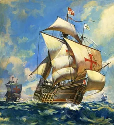 Unbekannte Segelschiffe