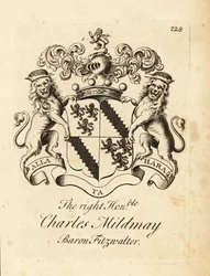 Wappen des Hochwohlgeborenen Charles Mildmay