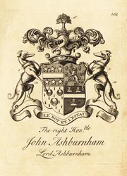 Wappen des Hochwohlgeborenen John Ashburnham, Lord Ashburnham