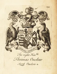 Wappen des ehrenwerten Thomas Onslow, Lord Onslow, 2. Baron Onslow