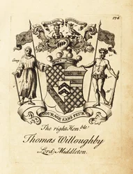 Wappen des hochverehrten Thomas Willoughby, Lord Middleton
