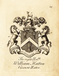 Wappen des Hochwohlgeborenen William Hatton