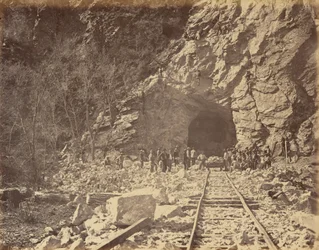 Platte 39. Ostende des Tunnels, Weber Canon, 1869