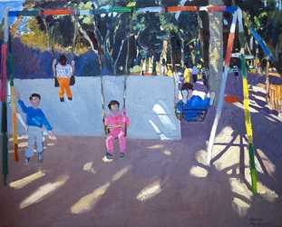 Kinder schaukeln, 1996