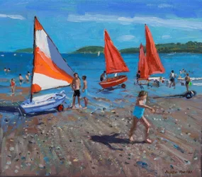 Rote und weiße Segel, Abersoch
