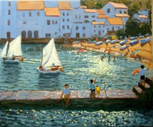 Segelboote, Cadaques, Costa Brava, 2013