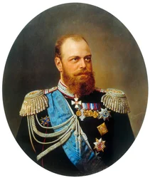 Porträt des Kaisers Alexander III., 1845-1894, 19. Jahrhundert