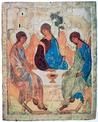 Die Dreifaltigkeit von Roublev, ca. 1411