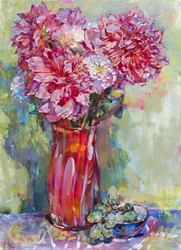 Lebendiges florales Stillleben