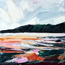 Bunte texturierte Meereslandschaft
