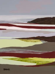 Serene abstrakte Landschaft