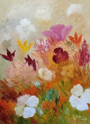 Bunte Wiesenblüten
