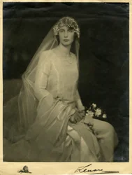 Hochzeitsfoto von Lady Anne Hunloke (geb. Cavendish)