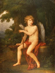 Porträt des Prinzen Henryk Lubomirski als Amor, 1786