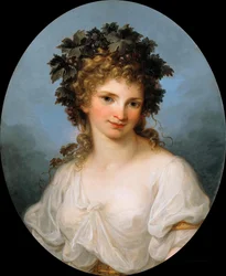 Selbstporträt als Bacchantin, vor 1786