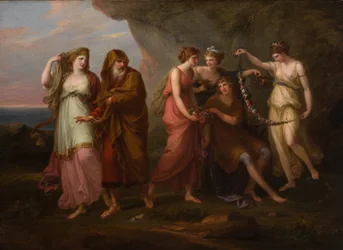 Telemachus und die Nymphen der Kalypso, 1782