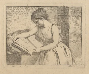 Lesende Frau