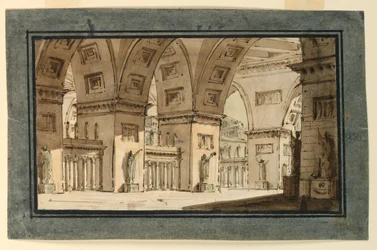 Bühnenbild, Innenraum des Palastes