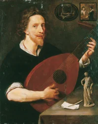 Porträt eines Gentlemans, wahrscheinlich Nicholas Lanier