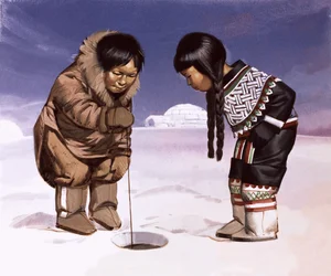 Kinder aus Grönland