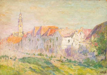 Ein Blick auf Verre, Zeeland, ca. 1906