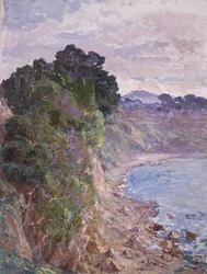 Klippen an der Küste von Sanary, Provence